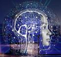 AI Brainwaves with half human face
